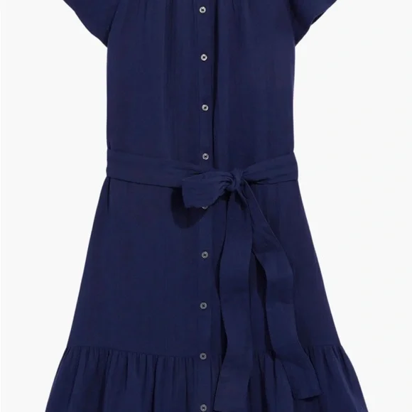 Vineyard Vines Sea Stitch Flutter SLV Dress - Picture 2 of 9